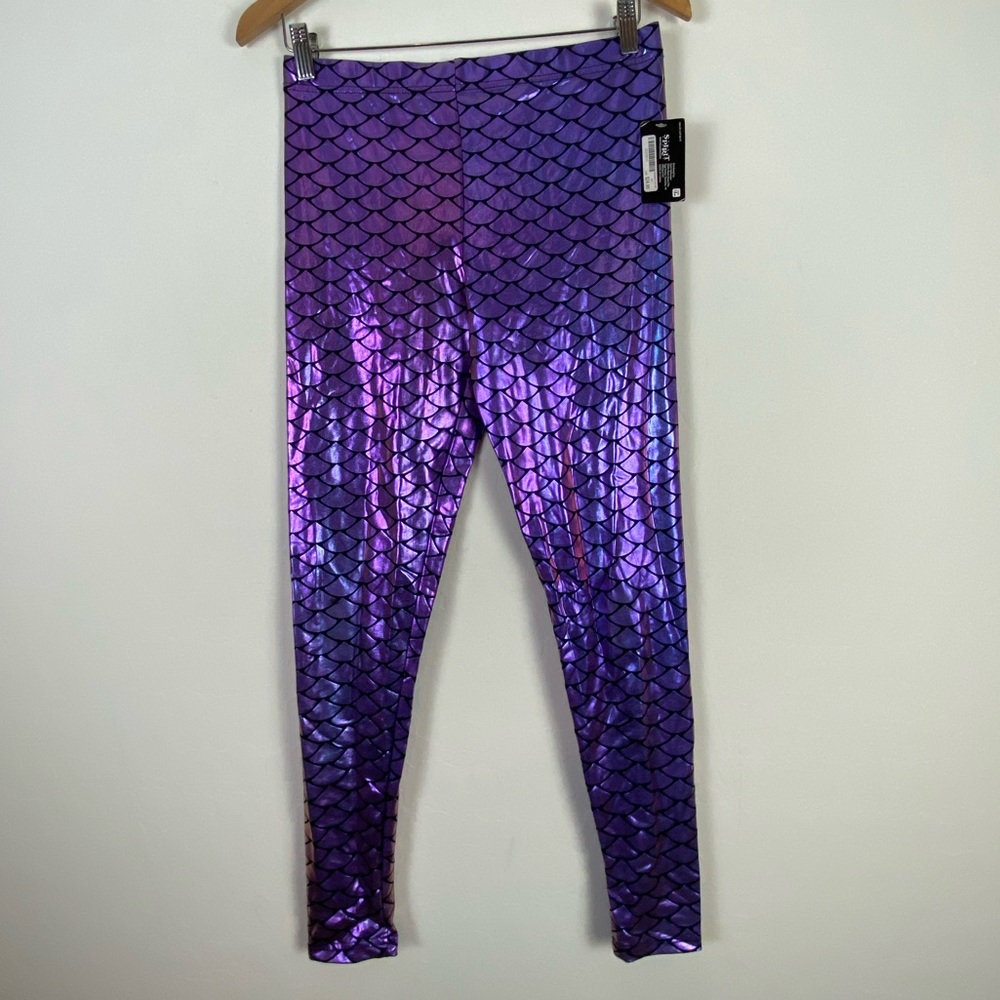 ✨ Mystical Mermaid Iridescent Leggings - Halloween and Festival Ready! ✨ - Picture 2 of 11